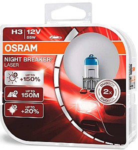 Lampa auto Osram 64151 NL +150% H3 12V 55W