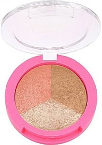 Fard de obraz Golden Rose Miss Beauty Glow Baked Trio Blusher (8691190441890)