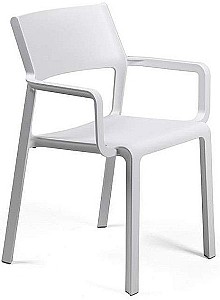 Scaun terasa Nardi TRILL ARMCHAIR 40250.00.000 Alb