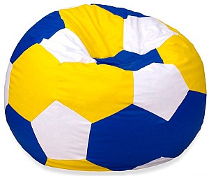 Кресло мешок Beanbag Ares XXL Blue Yellow White