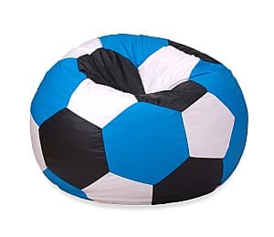 Кресло мешок Beanbag Ares XL White Black Blue