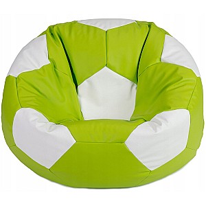 Fotoliu puf Beanbag Ares XL Green White