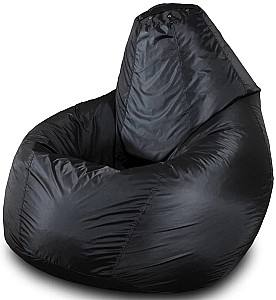 Fotoliu puf Beanbag Pear Oxford 300D XL Black