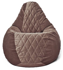 Кресло мешок Beanbag Maserrati Romb XXL Brown