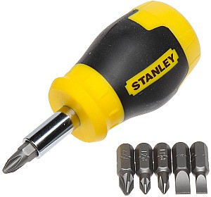 Набор отверток Stanley Stubby Multibit 0-66-357