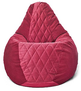 Кресло мешок Beanbag Maserrati Romb XXL Red