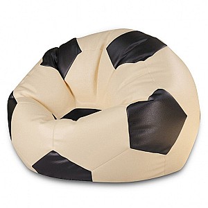 Кресло мешок Beanbag Ares L Beige Black