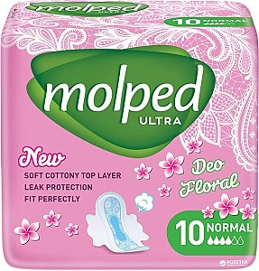 Гигиенические прокладки Molped 10 шт (8690536837588)