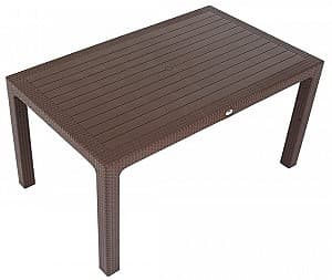 Стол для пикника Sonmez Elit Rattan 90x150 Коричневый