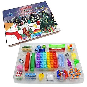 Jucarie antistres Essa Toys Calendar advent cu jucării populare antistres RX-02