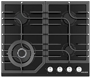 Plita pe gaz incorporabila Wolser WL-F 6402 GT IC Black