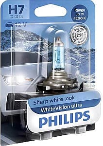 Lampa auto Philips H7 White Vision Ultra