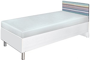 Детская кровать Modern Fantasy 80x200 Аляска (Белый)/Холи (Многоцветный)