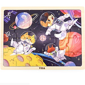 Puzzle VIGA Animalele în cosmos 44646