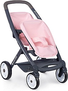 Carucior pentru papusa Smoby Quinny 253217 Pink/Grey