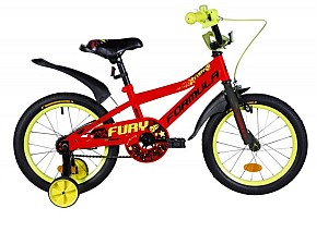 Велосипед детский Formula Fury 16 Orange/Black/Light Green