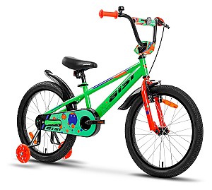 Bicicleta copii Aist Pluto 18 Green/Orange