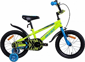 Bicicleta copii Aist Pluto 16 Yellow/Blue