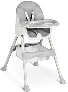 Scaun de masa multifunctional RicoKids Milo Grey