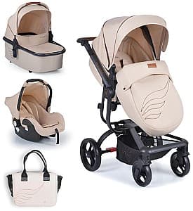 Carucior 3 in 1 Cangaroo Ellada Beige + Auto Chair