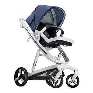 Carucior de plimbare Bebumi Space White ECO (Navy)