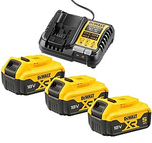 Аккумулятор для электроинструмента Dewalt DCB1104P3 (+3 аккумулятора)
