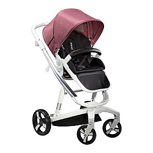 Коляска 2 в 1 Bebumi Space Silver Cabardine Pink