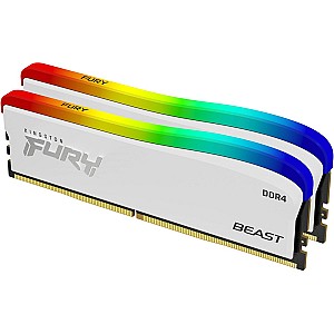 Memorie operativa RAM Kingston Fury Beast White RGB 32GB DDR4-3200MHz