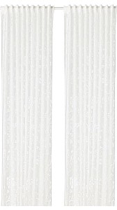 Штора IKEA Borghild 145x300 Белый