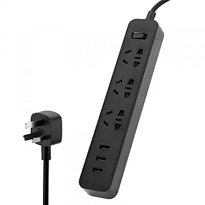 Prelungitor Xiaomi Mi Power Strip 3 USB Black