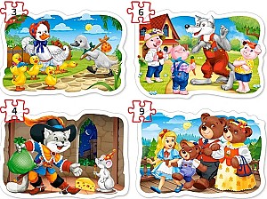 Puzzle Castorland 4 in 1 Classic Fairy Tales