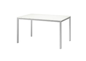 Стол для пикника IKEA Torsby 135x85 Хромированный/Глянцевый Белый