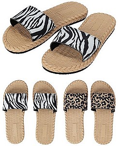 Slapi femei ProBeach "Leopard / zebra" (50765)