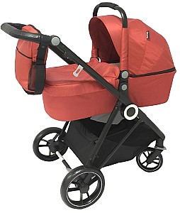 Carucior 2 in 1 Melange cu landou Red