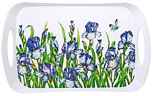 Сервировочная тарелка Bytplast Blue Iris (46813)