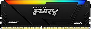 Memorie operativa RAM Kingston Fury Beast RGB 8GB DDR4-3733MHz (KF437C19BB2A/8)