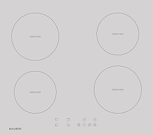 Plita incorporabila electrica Bauer PI 6040T-T1 (W)