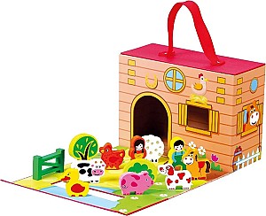 Set de jucarii Bino Farm Animals 70612