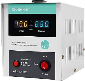 Стабилизатор напряжения Defender ASF1000D Grey