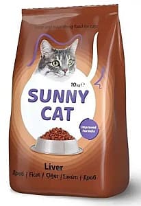 Hrana uscata pentru pisici Sunny Cat Adult Liver 10kg