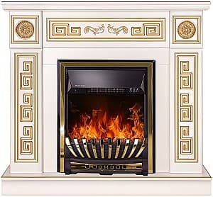 Semineu electric ArtFlame Versailles gold & Meridian