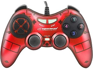 Gamepad Esperanza FIGHTER Red