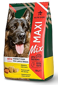 Hrana uscata pentru caini Elite Dog Maxi Mix 10kg