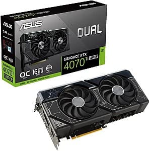 Placa video gaming Asus DUAL-RTX4070TIS-O16G