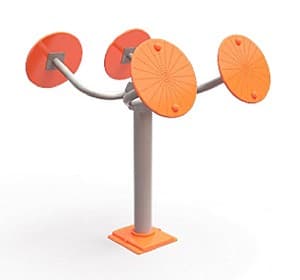 Aparat de fitness in aer liber PlayPark Valoane duble B-02