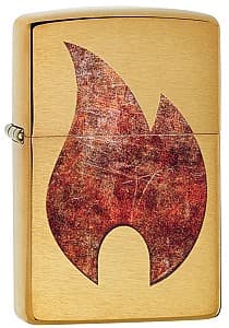 Bricheta Zippo Rusty Flame Design 29878