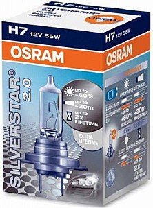 Автомобильная лампа Osram H7 SILVERSTAR 2.0