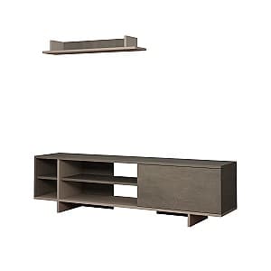 Tumba pentru televizor DECO Stockton Retro Grey/Light Mocha