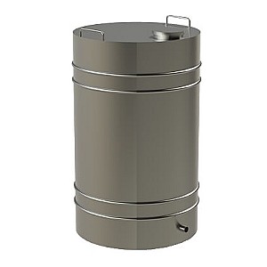 Butoi de inox Inox Zig 250 LT/ rotund Q125