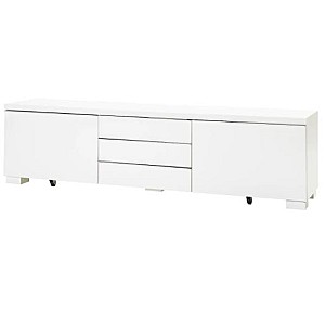Тумба под телевизор IKEA Besta Burs 180x41x49 Глянцевый Белый